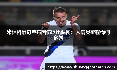 米林科维奇宣布因伤退出温网：大满贯征程缘何多舛